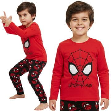 MARVEL COMICS MARVEL Spider-Man TOPLE pižame za fante, FLISOVI pižame z dolgimi rokavi ZA NAVIJAČE