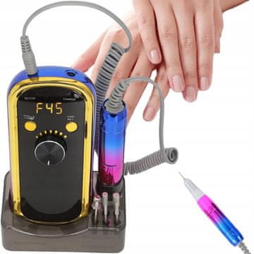 Verkgroup Aku. 36W prenosni brusilnik za manikuro in pedikuro nohtov + nastavki