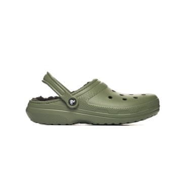 Crocs Cokle olivna Classic Lined Clog