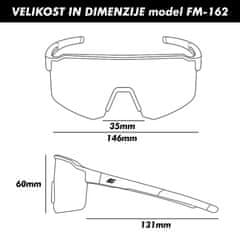 FREEMOVE Kolesarska očala športna fotokromatska FLOW črna/foto, samodejno prilagajanje svetlobi, nudijo popolno 100% UV400 zaščito, idealna za kolo MTB, gorsko kolesarjenje, tek, pohodništvo ...