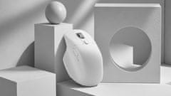 Keychron M6 brezžična miška, PixArt 3311, bela (M6S-B71) - odprta embalaža