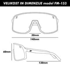 FREEMOVE Kolesarska očala športna fotokromatska BLAZE črna/foto, samodejno prilagajanje svetlobi, nudijo popolno 100% UV400 zaščito, idealna za kolo MTB, gorsko kolesarjenje, tek, pohodništvo ...