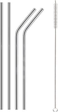 Lamart LT7052 komplet slamic iz nerjavečega jekla 5 kosov Slamica