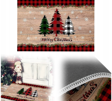 Korbi Božična vhodna brisača – notranja dekorativna podloga 40x60 cm