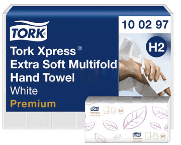 ESSITY CZECH REP. Tork papirnate brisače M, 2-slojne, bele, 21 x 34 cm, 2100 kos
