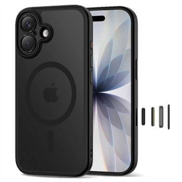 Tech-protect MagPeak MagSafe CC ovitek za iPhone 17, črn
