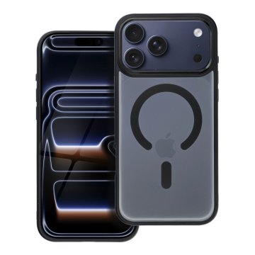 OEM MATTE MAG COVER ovitek, združljiv z MagSafe za iPhone 17 Pro Max, črn