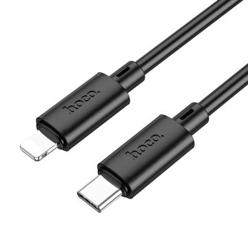 Hoco Hoco PD 27W USB C na Lightning kabel, 2 m, X88, črn