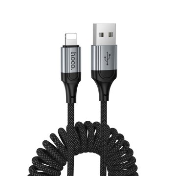Hoco Hoco PD 27W USB C na Lightning kabel, 1,5 m, črn X121