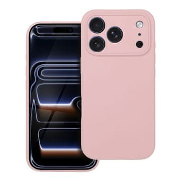OEM 2 mm SILIKONSKA torbica za IPHONE 17 Pro, združljiva z MagSafe, roza barva