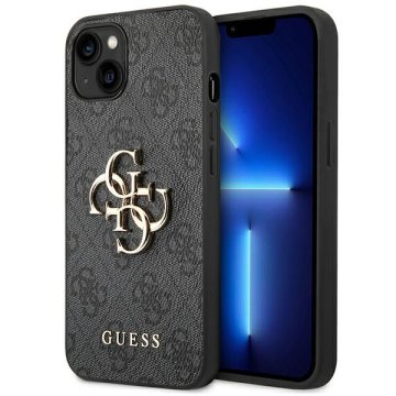Guess GUESS ovitek za IPHONE 13 / 14 / 15 GUHCP14S4GMGGR (4G Big Metal Logo) siva