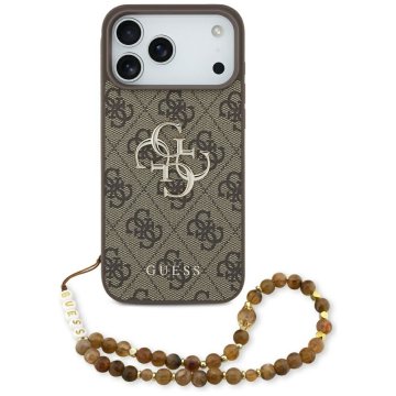 Guess GUESS etui za IPHONE 17 Pro Max GUHCP17XP4GMGSW (PU z jermenčkom 4G Classic Logo) rjava