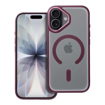 OEM MATTE MAG COVER ovitek, združljiv z MagSafe za IPHONE 17 rdeč