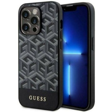 Guess GUESS ovitek za IPHONE 14 Pro Max GUHMP14XHGCFSEK (MAG GCUBE) črn