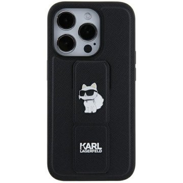 Karl Lagerfeld KARL LAGERFELD ovitek za IPHONE 11 KLHCN61GSACHPK (Gripstand Saffiano choupette PIN) črn