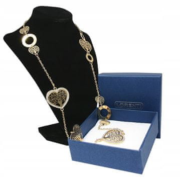 shumee Ogrlica z dolgo verižico in kristali