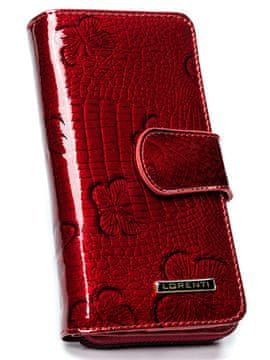 shumee Velika ženska denarnica LORENTI iz rdečega usnja