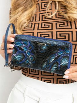 shumee Usnjena denarnica LORENTI, peresnica, kačja koža, HQ