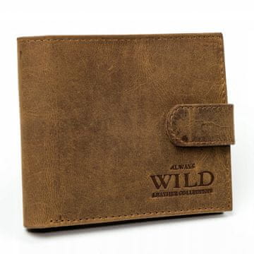 shumee Fantastična moška usnjena denarnica Always Wild