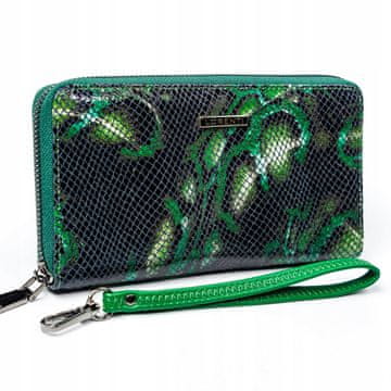 shumee Usnjena denarnica LORENTI, peresnica, kačja koža, HQ