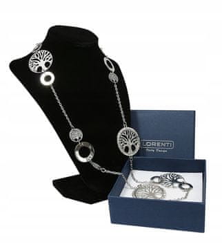 shumee Dolga ogrlica z odprtim vzorcem in kristali 02