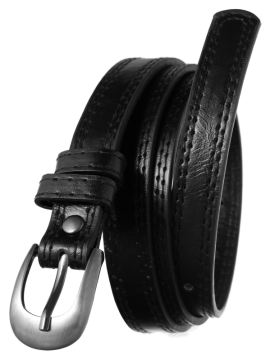 shumee Ženski PU pas SBB-CV-1 ČRNE barve 110