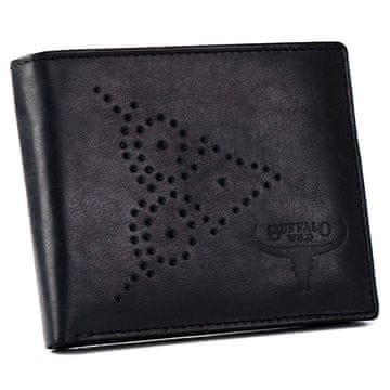 shumee Moška usnjena denarnica z okrašeno sprednjo stranjo - Buffalo Wild