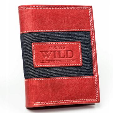shumee Fantastična moška usnjena denarnica Always Wild