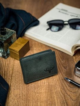 shumee Majhna moška denarnica z RFID funkcijo - Buffalo Wild