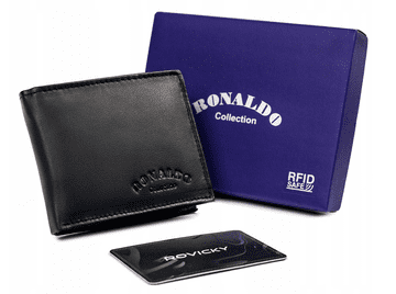 shumee Majhna moška denarnica iz naravnega usnja - Ronaldo