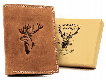 shumee Velika, navpična moška denarnica iz pravega usnja - Always Wild