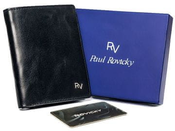 shumee Funkcionalna, vertikalna moška denarnica brez zaponke iz naravnega usnja - Rovicky