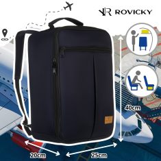 shumee Potovalni nahrbtnik, idealen za ročno prtljago - Rovicky