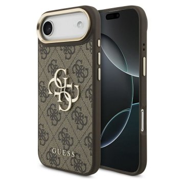 Guess GUESS ovitek za IPHONE 17 Air GUHCP17M4GMGCBR (PU z velikim logotipom 4G Classic) zlato rjava