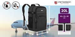 shumee Prostoren in potovalno prijazen nahrbtnik za kabino - Peterson