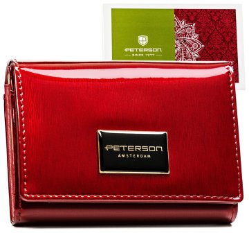 shumee Ženska usnjena denarnica PTN PH30-1-SH-1901 RDEČA