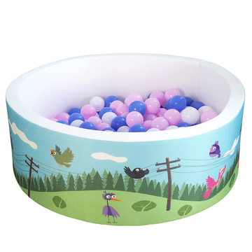 Symfony Izobraževalni suhi bazen 90x30 z žogicami 200 kosov – Ptice