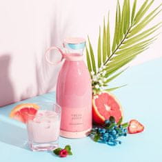 Symfony prenosni mešalnik za smutije 350 ml, roza