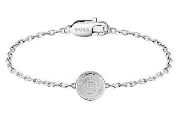 Hugo Boss Brezčasna jeklena zapestnica Double B 1580763M