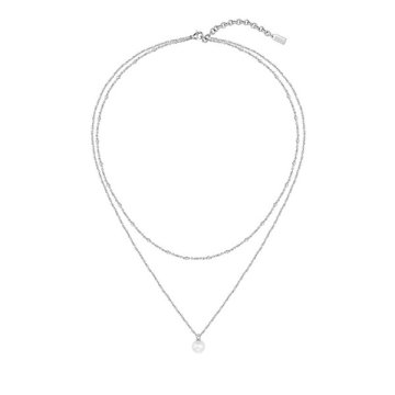 Hugo Boss Čudovita dvojna ogrlica s sintetičnimi biseri Cora 1580269