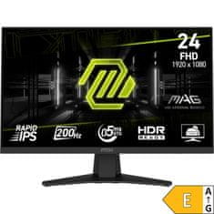 MSI Zaslon MAG 244F / 23.8" / FHD / IPS / 200Hz / 0.5ms (GtG) / črn