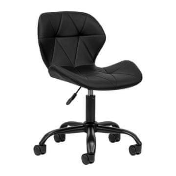 ACTIVESHOP QS-06B črn kozmetični stolček