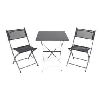 Linder Exclusiv Vrtna garnitura BISTRO SET Siva
