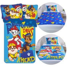 Paw Patrol Paw Patrol Fantovska DVOJNA STRAN, otroška posteljnina, zadrga, 100% BOMBAŽ 100x135+40x60 cm OEKO-TEX