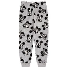 Disney DISNEY Mickey Mouse Dvodelne pižame za deklice, TOPLE FLISOVNE pižame z dolgimi rokavi 128cm