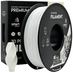Smart Print 5x HS‑PLA Bela Filament 1.75 mm - Smart Print Visoko Hitrostni Filament za 3D Tisk (1kg Kolut)