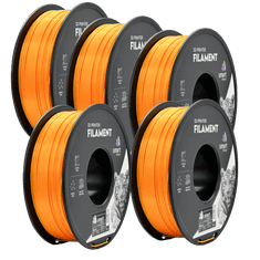 Smart Print 5x HS‑PLA Oranžna Filament 1.75 mm - Smart Print Visoko Hitrostni Filament za 3D Tisk (1kg Kolut)