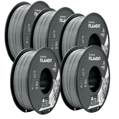 Smart Print 5x HS‑PLA Siva Filament 1.75 mm - Smart Print Visoko Hitrostni Filament za 3D Tisk (1kg Kolut)