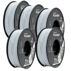 Smart Print 5x PLA Marmor Filament 1.75 mm - Smart Print Biološko Razgradljiv PLA (1kg Kolut)