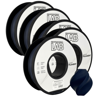 Professional Lab 5x PLA Mat Modra Filament 1.75 mm - Professional Lab Biološko Razgradljiv PLA (1kg Kolut)